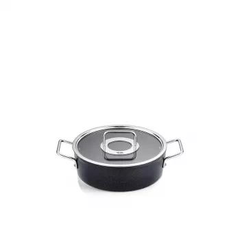 Fissler Adamant CA 24cm Κατσαρόλα με γυάλινο καπάκι, 4,2L, επαγωγική, αντικολλητική, made in Germany