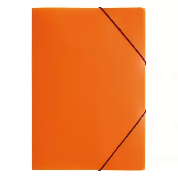 PAGNA Elastic Band Document Folder A3 PP 3 πτερύγια πορτοκαλί