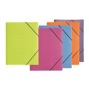 PAGNA Elastic Band Document Folder A3 PP 3 πτερύγια πορτοκαλί