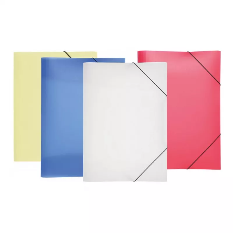 PAGNA Elastic Band Document Folder A3 PP 3 πτερύγια πορτοκαλί