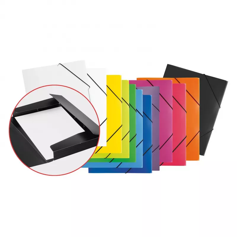 PAGNA Θήκη Portfolio A4 Πολυπροπυλένιο Πράσινο Λάστιχο Κάθετη 21613-05