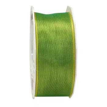 C.E. PATTBERG Four Seasons σατέν ματ κορδέλα δώρου lime 40 mm x 25 m