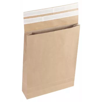 Vereinigte Papierwarenfabriken Classic φάκελος αποστολής με πτυχή DIN B4 διπλό αυτοκόλλητο κλείσιμο χωρίς παράθυρο καφέ 5,0 cm πτυχή (2FVMF000512)