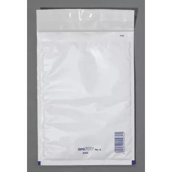 Vereinigte Papierwarenfabriken 100 aroFOL POLY φάκελοι με επένδυση για DIN A5, λευκό, αυτοκόλλητοι