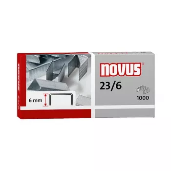 Novus Dahle 042-0039 συσκευασία συρραπτικών - 6 mm - 1000 συρραπτικά ανοξείδωτα - χωρητικότητα 30 φύλλων