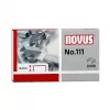 Novus No.111 συρραπτικά - 4 mm - 2000 τεμ. - 15 φύλλων - μέταλλο - γκρι