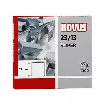 Novus Dahle Novus 23/13 SUPER συσκευασία συρραπτικών - 1,3 cm - 1000 συρραπτικά - χάλυβας - ανοξείδωτο