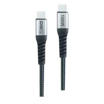 2GO Καλώδιο γρήγορης φόρτισης USB-C 100W 2m μαύρο