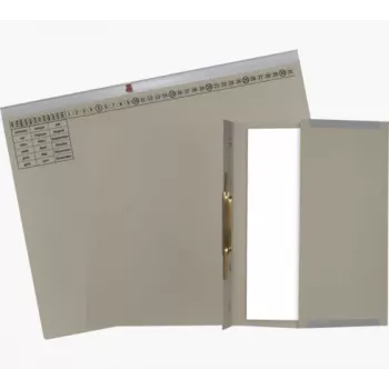 Exacompta 370110B Ντοσιέ - Χαρτόνι - Γκρι - 320 g/m² - 265 x 316 mm