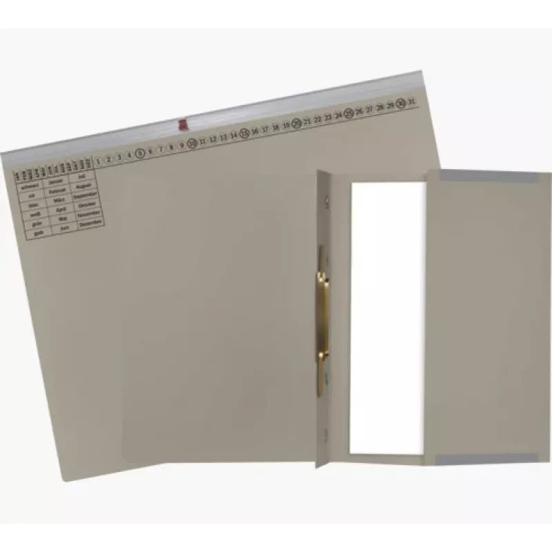 Exacompta 370110B Ντοσιέ - Χαρτόνι - Γκρι - 320 g/m² - 265 x 316 mm