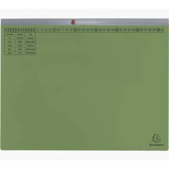 Exacompta 370125B Ντοσιέ - Χαρτόνι - Πράσινο - 320 g/m² - 265 mm - 316 mm