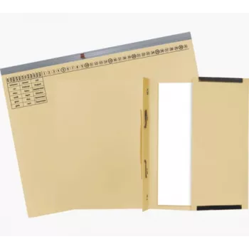 Exacompta 370222B Αρχειοθήκη - Χαρτόνι - 320 g/m² - 265 x 316 mm - Μπλε - 1 τεμ.