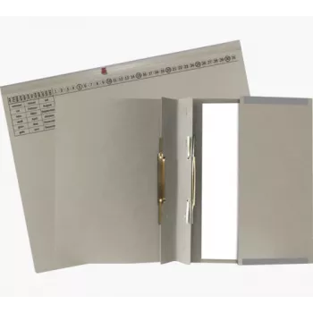 Exacompta 370310B - Κλασική αρχειοθήκη - Χαρτόνι - Γκρι - 320 g/m² - 265 x 316 mm - A4