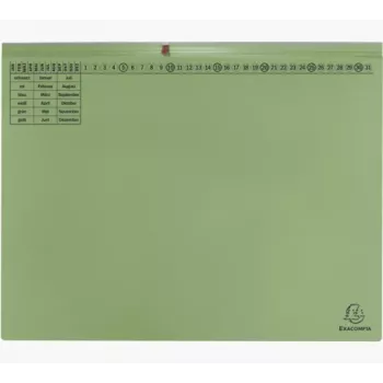 Exacompta 370325B Αρχειοθήκη - Χαρτόνι - Πράσινο - 320 g/m² - 265 x 316 mm