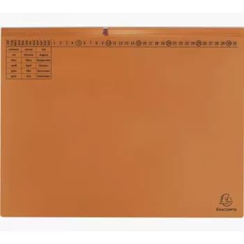 Exacompta 370409B Κλασικός φάκελος εγγράφων - Χαρτόνι - Πορτοκαλί - 320 g/m² - 265 mm - 316 mm