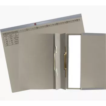 Exacompta 370410B Αρχειοθήκη με μοχλό A4 80 mm ράχη Γκρι Χαρτόνι 320 g/m²