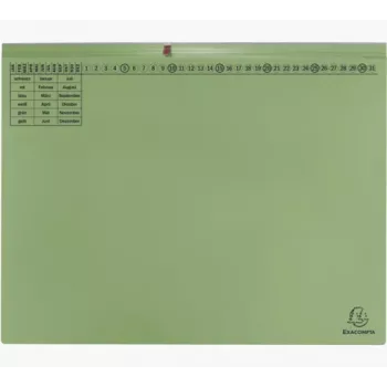 Exacompta 370425B Γρήγορος μηχανισμός αρχειοθέτησης A4 Χαρτόνι Πράσινο 320 g/m² Μεταλλικός συνδετήρας