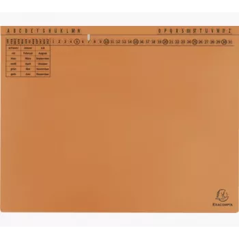 Exacompta 371109B Αρχειοθήκη - Χαρτόνι - Πορτοκαλί - 320 g/m² - 265 x 316 mm