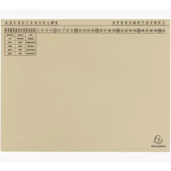 Exacompta 371122B Φάκελος εγγράφων - Χαρτόνι - 320 g/m² - A4 - Μπλε - 1 τεμ.