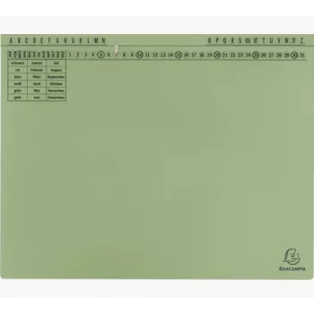 Exacompta 371125B Αρχειοθήκη - Χαρτόνι - Πράσινο - 320 g/m² - 265 mm - 316 mm