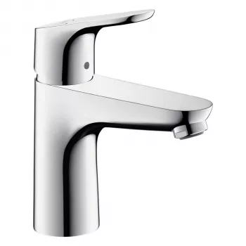 Hansgrohe Focus Μίκτης νιπτήρα μονού μοχλού 100 με βαλβίδα αποχέτευσης, Χρώμιο