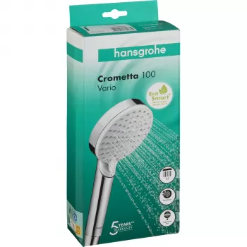 Hansgrohe Crometta Vario EcoSmart Τηλέφωνο ντους Λευκό/Χρώμιο