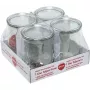 WECK Round Rim Jar Tulip 1.0L Σετ 4 τεμ.