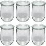 WECK Tulip Jar 1062ml Σετ 6 τεμ.