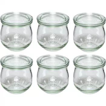 WECK Tulip Jar 370ml Σετ 6 τεμ.