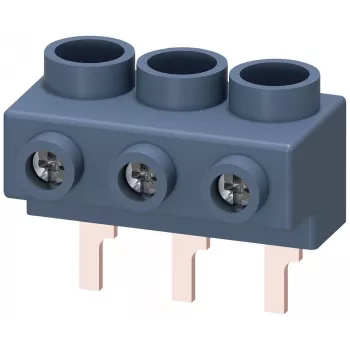 SIEMENS SIRIUS 3RV1915-5A Ακροδέκτης τροφοδοσίας, 3-πολικός, Σύνδεση με βίδα, 690 V, IP20