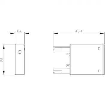 Siemens Περιοριστής υπέρτασης 3RT2916-1LM00, Βαρίστορ, 24 V AC/DC, για ρελέ SIRIUS 3RT2 μέγεθος S00