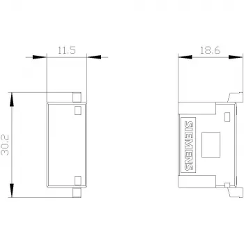 Siemens 3RT2926-1BD00 Προστασία υπέρτασης 127-240V AC 150-250V Βαρίστορ για ρελέ SIRIUS 3RT2