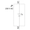 Siemens SIRIUS ACT Μονάδα LED με ενσωματωμένο LED AC 230V Κόκκινο