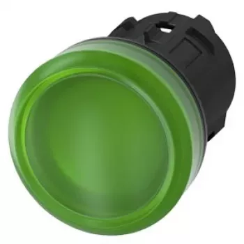 Siemens SIRIUS ACT 3SU1001-6AA40-0AA0 Πράσινη λυχνία ένδειξης LED 22mm στρογγυλή 24V AC/DC Σύνδεση με βίδα