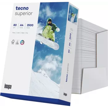 Papyrus Superior Χαρτί αντιγραφής A4 80g 2500 φύλλα Λευκό