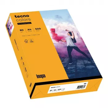 Papyrus TECNO Colors Medium Orange A4 Χαρτί αντιγραφής 80 g/m² 500 φύλλα