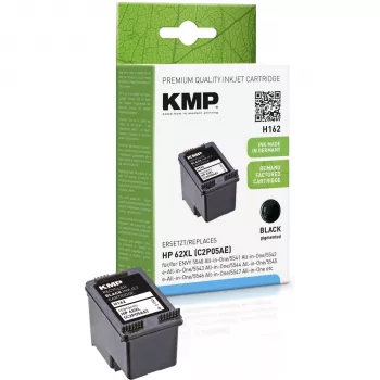 KMP H162 Συμβατό Μελανοδοχείο Μαύρο 12ml για HP 62XL C2P05AE