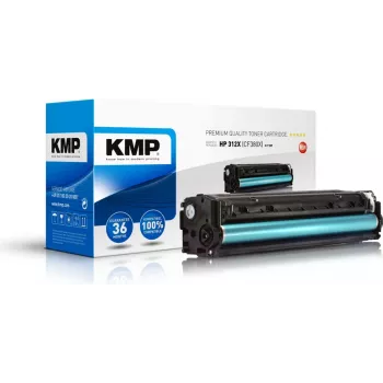 KMP H-T189 Μαύρο Toner (Συμβατό, High Yield) 90g - Αντικαθιστά HP 312X (CF380X) για HP Color LaserJet Pro MFP M476 Σειρά