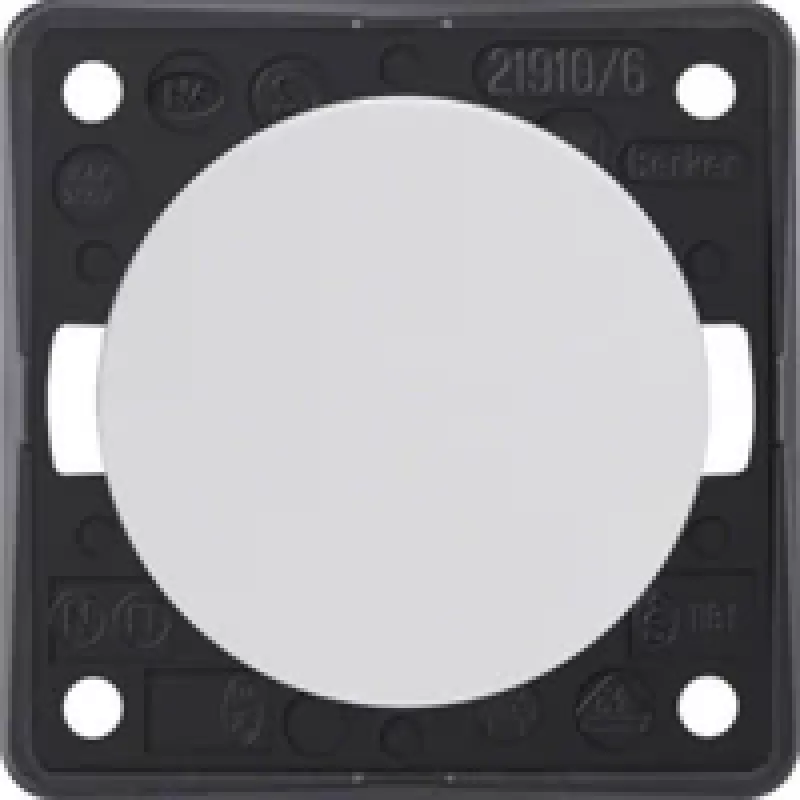 Berker 936562509 Πρίζα SCHUKO 1 θέσης IP44 λευκό χωνευτή