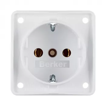 Berker Πρίζα SCHUKO 941852502 λευκό πολικό ματ