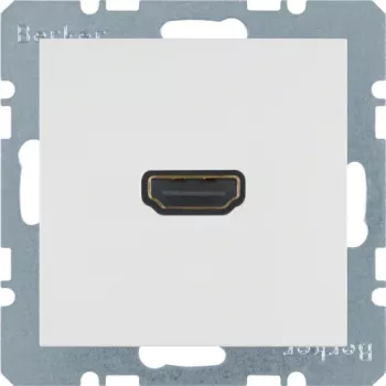 Berker 3315438989 Μονάδα HDMI, λευκό