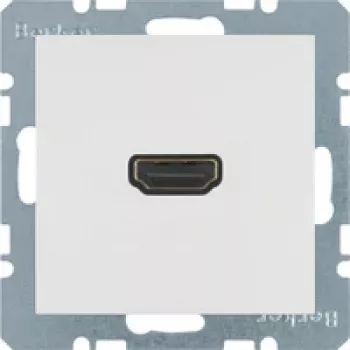Berker 3315438989 Μονάδα HDMI, λευκό