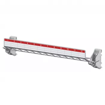Striebel & John ZEP12 Patch Panel 12 Μονάδες E-Dat χωρίς Keystone 2CPX054072R9999