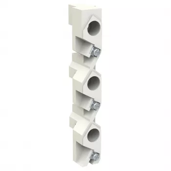 ABB ZE60 Μπλοκ ασφάλειας 2CPX061045R9999 Βάση ασφάλειας 1-πολική 32A 690V AC 10x38mm Γκρι