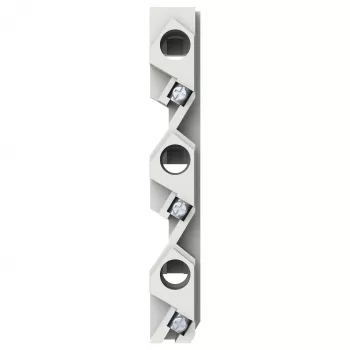 ABB ZE60 Μπλοκ ασφάλειας 2CPX061045R9999 Βάση ασφάλειας 1-πολική 32A 690V AC 10x38mm Γκρι