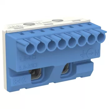 Striebel & John Μπλοκ ακροδεκτών ουδέτερου 8x4+2x25mm² ZK82B