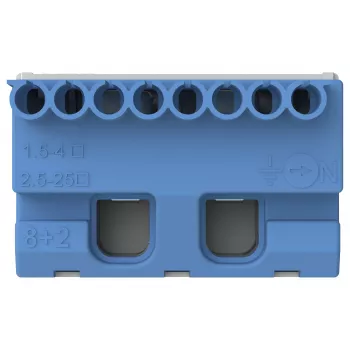 Striebel & John Μπλοκ ακροδεκτών ουδέτερου 8x4+2x25mm² ZK82B