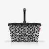 Reisenthel Carrybag Frame Leo Nero Καλάθι αγορών 22L μαύρο λεοπάρδαλη
