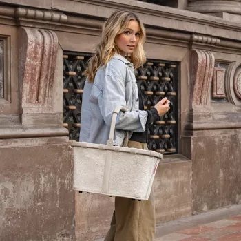 Reisenthel Carrybag Teddy Sand (BK1042) - Καλάθι αγορών, 22L, ανακυκλωμένος πολυεστέρας
