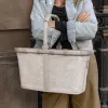 Reisenthel Carrybag Teddy Sand (BK1042) - Καλάθι αγορών, 22L, ανακυκλωμένος πολυεστέρας